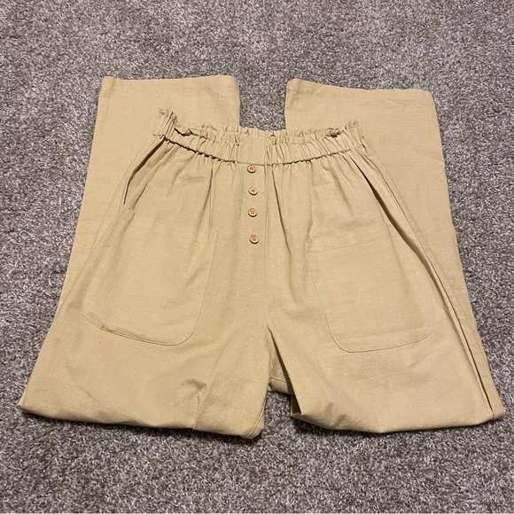 Emerson Fry Mama’s Easy Pants Organic Natural Dyes XS boho lagenlook casual - Picture 2 of 5